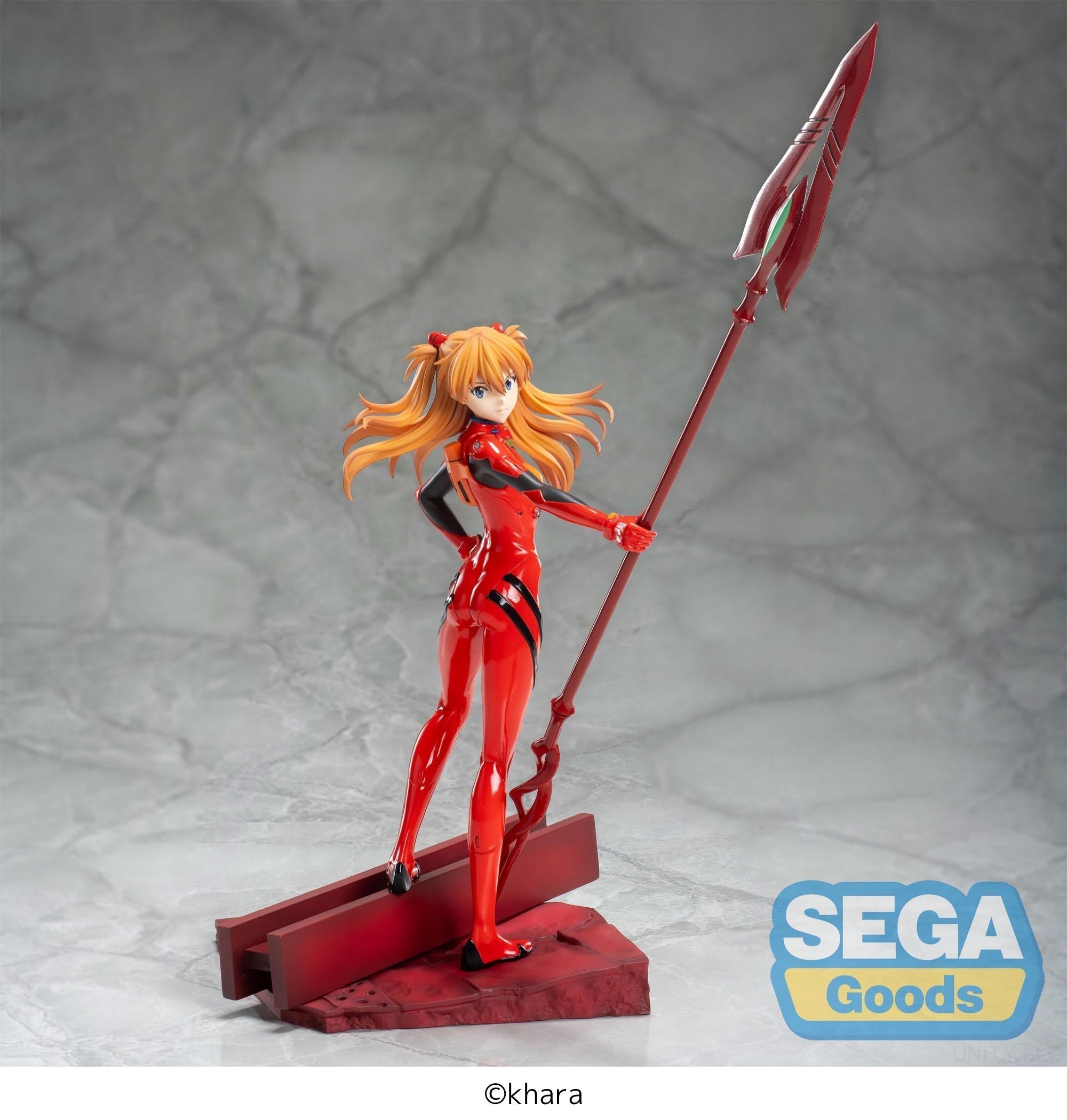 EVANGELION: 3.0+1.0 Thrice Upon a Time - Asuka Shikinami Langley x Spear of Cassius Luminasta - Prize Figure