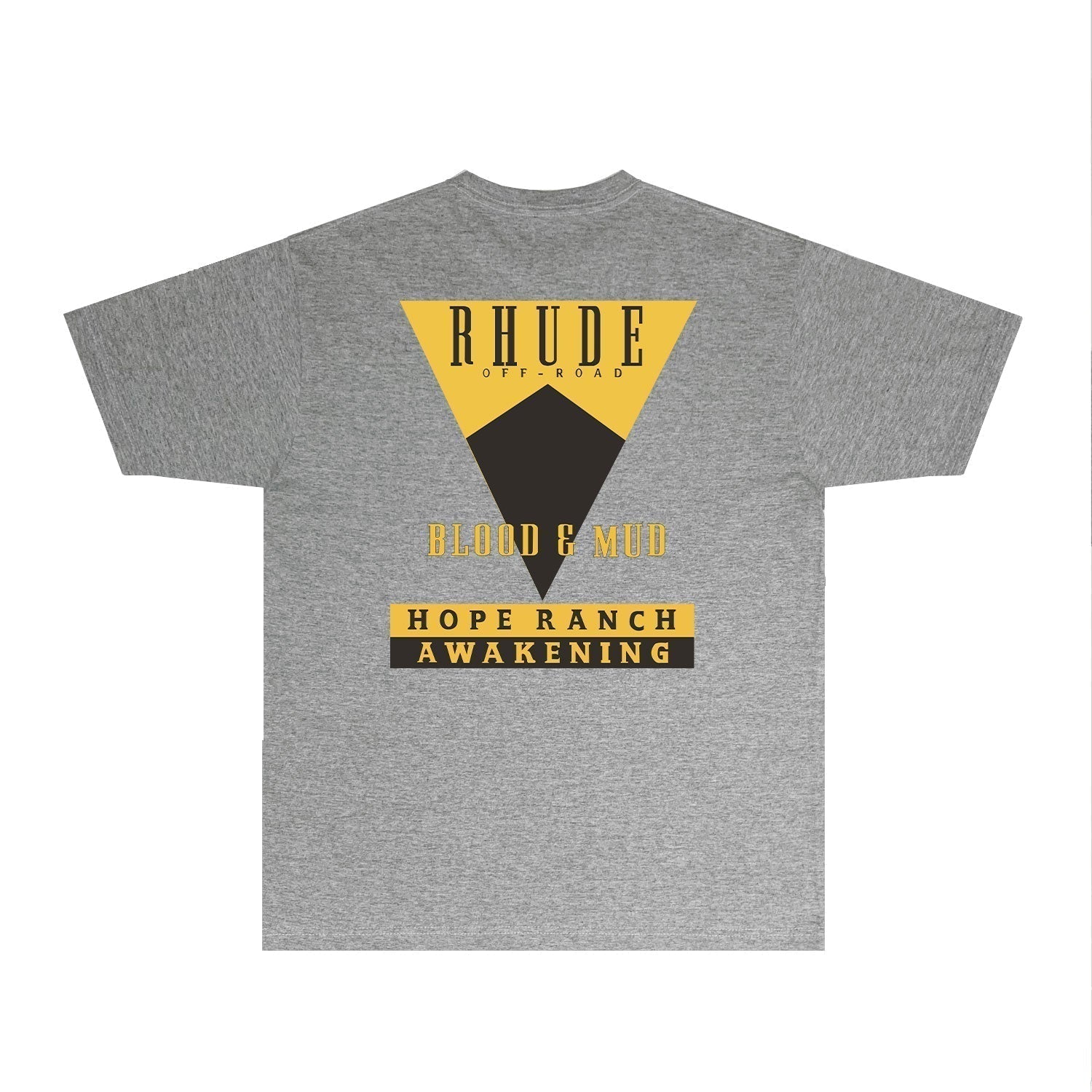 Rhude T-shirts Printed Trendy Pure Cotton